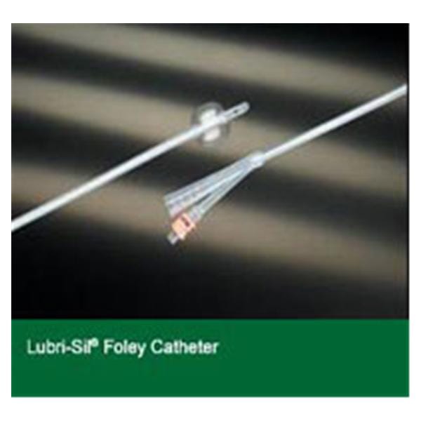 Lubri-Sil 2-Way Foley Catheter Standard Round Tip Slcn/Hydrgl Ct 10Fr 3cc