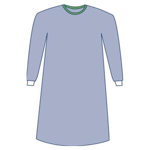 Eclipse Non Reinforced Surgical Gown AAMI Level 2 SMS Fabric Small Blue 30/Ca