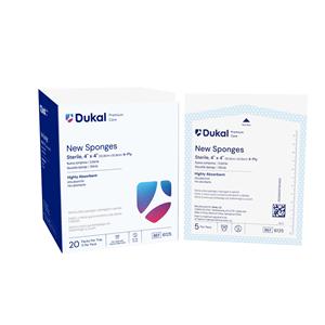 Rayon/Polyester Blend Gauze Sponge 4x4" 4 Ply Sterile LF