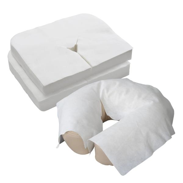 Face Cradle Cover White Paper 15 in x 12 in Disposable 100/Packag...