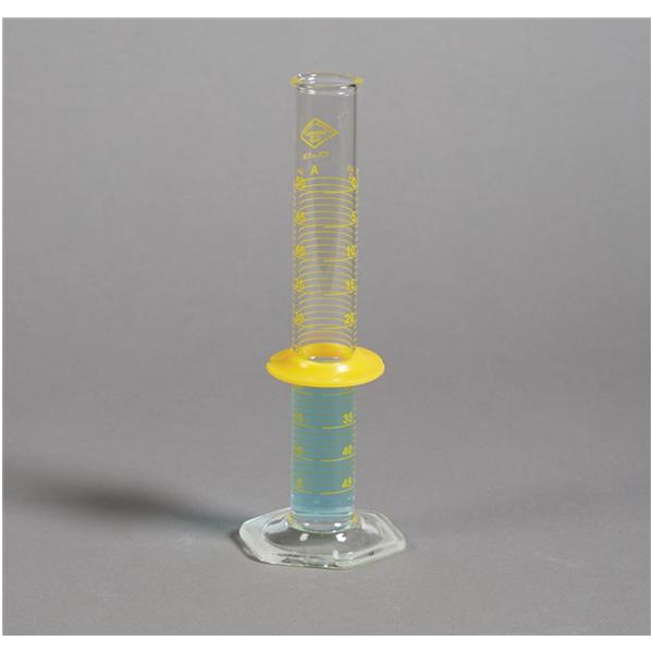Graduated Cylinder Glass No Closure Clear 50mL With Pour Spout Ea...