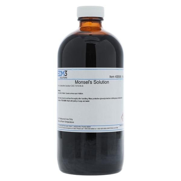 Monsel's Solution Amber Glass 16oz Bottle Each