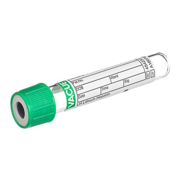 Vacuette Venous Blood Collection Tube Gray/White 2mL Pull Cap Dis...