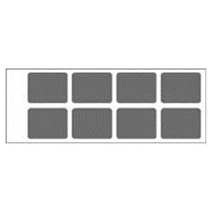 Film-Guard X-Ray Mounts 108C #2 Clear Plastic 100/Pk