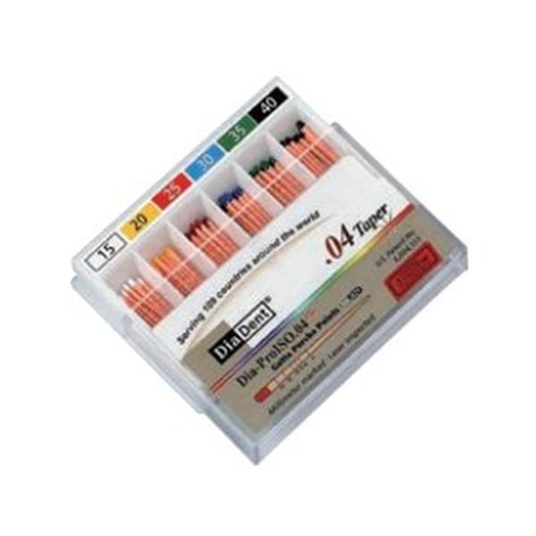 Dia-ISOGT Gutta Percha Points Size 40 Millimeter Markings 60/Bx