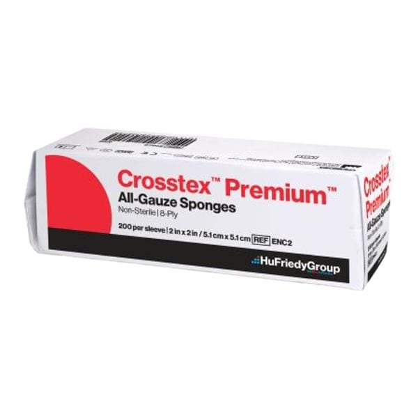 All-Gauze Cotton Gauze Sponge 2x2" 12 Ply Non-Sterile Square Not...