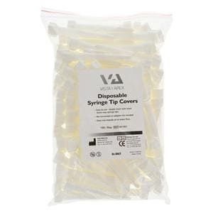 Syringe Tip Cover White 100/Bag, 20 BG/CA