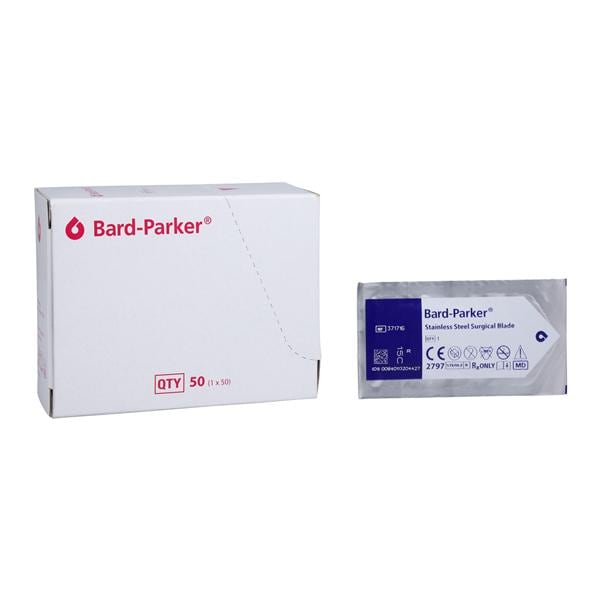 Bard-Parker Stainless Steel Sterile Special Surgeon's Blade #15C Dsp 50/Ca