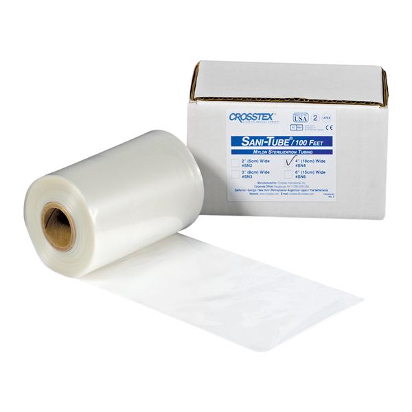 Sani Rolls Sterilization Tubing 100 Feet x 3 in White 12rl/Case