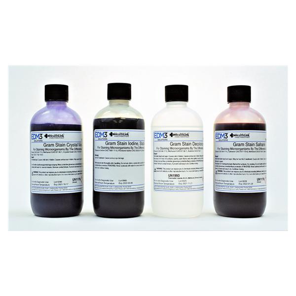 Gram Stain Set 8oz 4/Pk