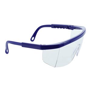 Safety Glasses Universal Single Wraparound Lens Blue Each