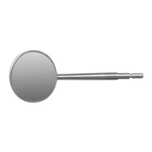 Mirror Head Stainless Steel Size 4 Cone Socket Front Surface 12/Pk