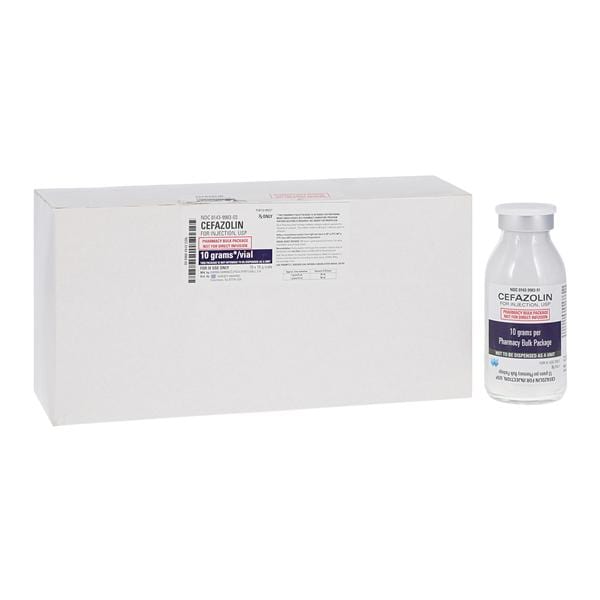 Cefazolin Injection 10gm/vl Powder Pharmacy Bulk Pack 10/Package