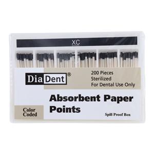 Absorbent Points Black 200/Bx