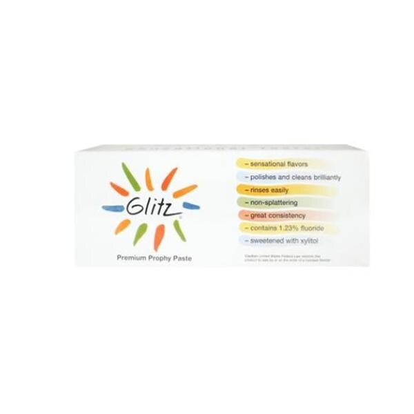 Glitz Prophy Paste Medium Strawberry 200/Bx