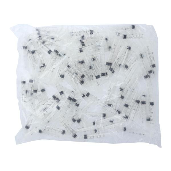 Luer Lock Style Syringe 100/Bag, 12 BG/CA