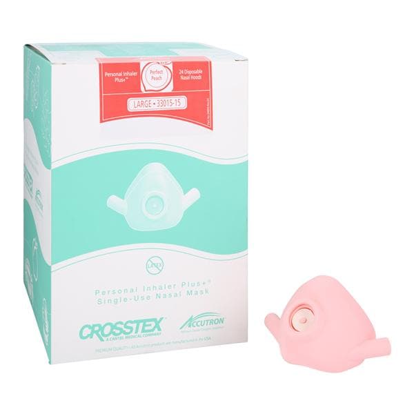 Personal Inhaler Plus Nitrous Unit Nasal Hood Large Peach Perfect...