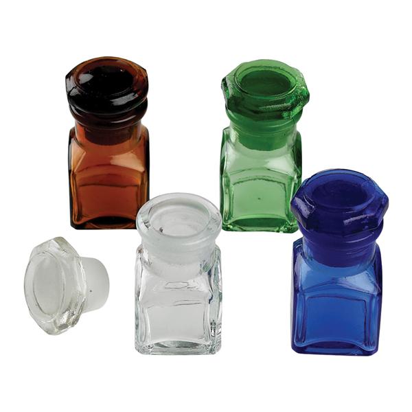 Medicament Bottle Glass Clear Locking Lid 10mL