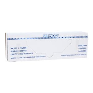 Brixton Syringe Sleeve 10 in x 2.5 in Clear 500/Box, 36 BX/CA