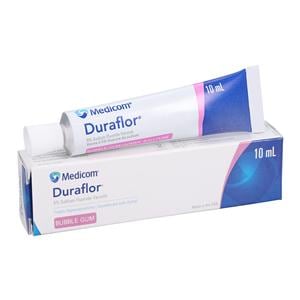 Duraflor In Office Fluoride Varnish Tube 5% NaF 10 mL Bubblegum X...