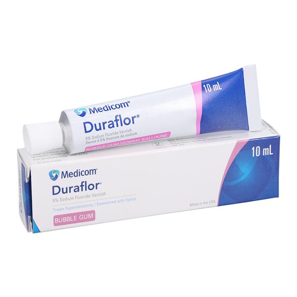 Duraflor In Office Fluoride Varnish Tube 5% NaF 10 mL Bubblegum X...