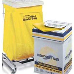 Chemotherapy Waste Container 1x32x24" Yellow Corrugated Cardboard 6/CA