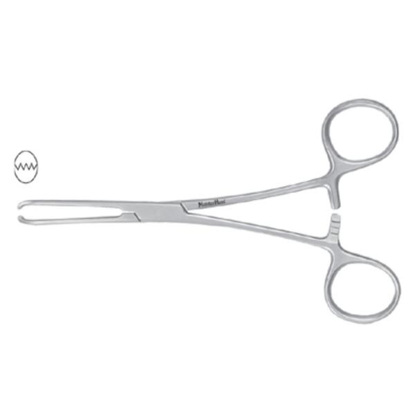 Meister-Hand Allis Tissue Forcep Straight 5-1/2" Autoclavable Ea