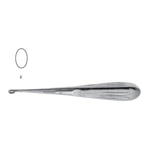 Meister-Hand Spratt Mastoid Curette 6-1/2" Stainless Steel Ea