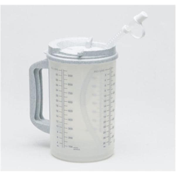 Water Pitcher Polypropylene Translucent Reusable 32oz