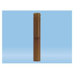 Test Tube Polypropylene 5mL 15x92mm Non-Graduated Brown No Cap Fl...