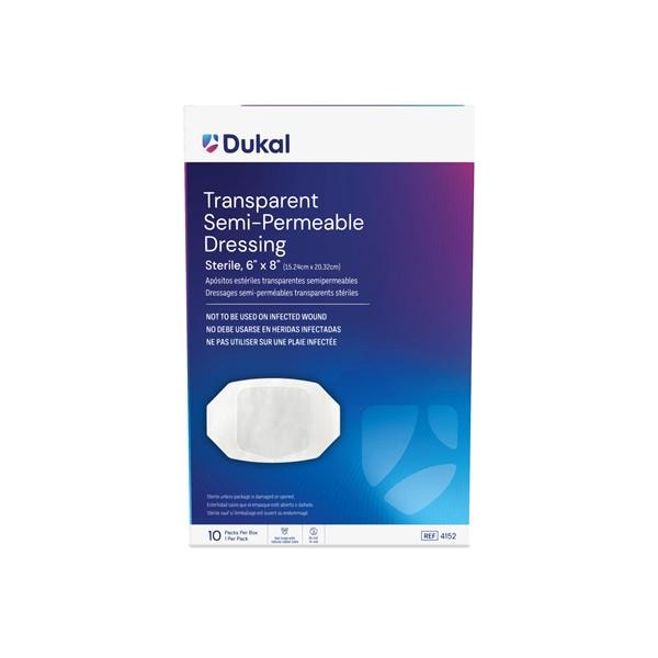 Film Dressing 6x8" Sterile Adhesive Transparent Not Made With Nat...