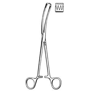 Vulsellum Forcep Curved Sideway 9" Each