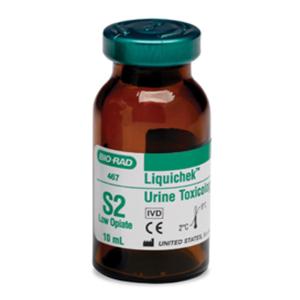 Liquichek Urine Toxicology Level S2 Low Opiate Control 10x10mL f/ Analyzer 10/Bx