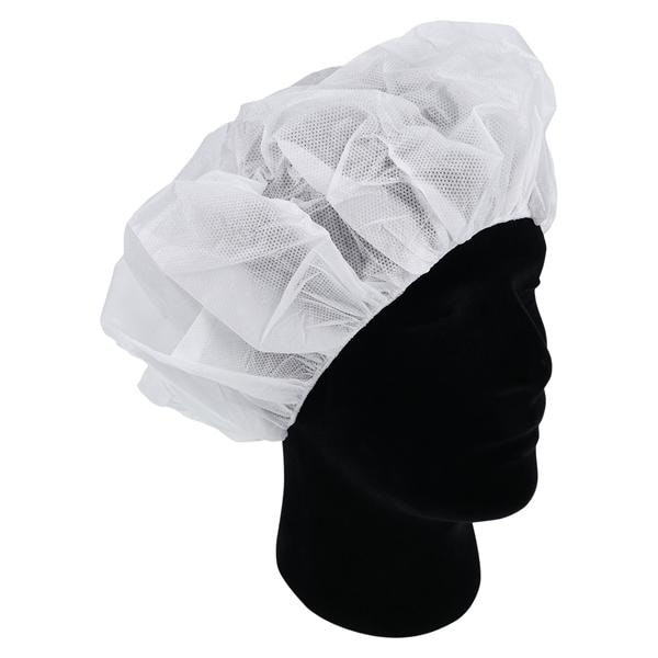 Bouffant Cap Large White Non Sterile Disposable 300/Case