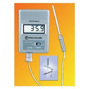 Traceable RTD Platinum Laboratory Thermometer -99.9 to 199.9C Eac...