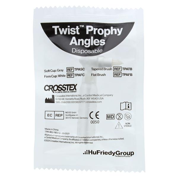 Twist Tapered Prophy Brushes Latex-Free 100/Bg