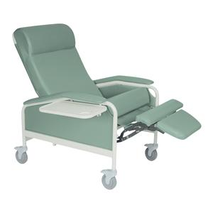 CareCliner Trendelenburg Recliner Vinyl 450lb Capacity Moss Green...