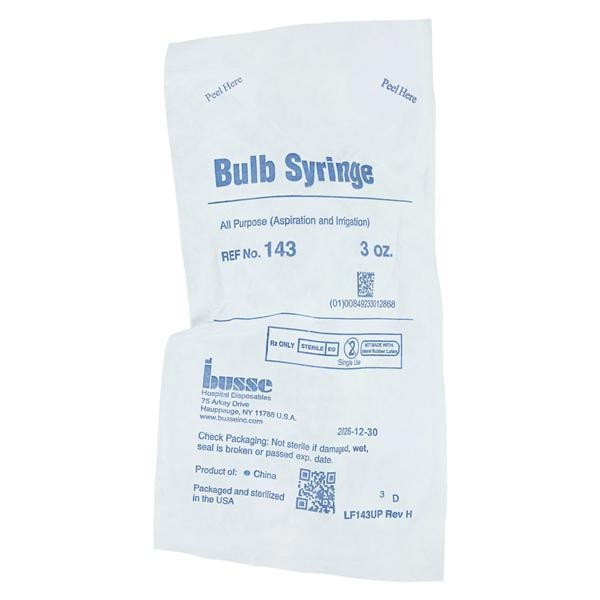 Ear & Ulcer Syringe PVC Sterile Disposable Each, 50 EA/CA