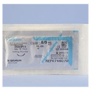 Silkam Suture Silk Braid 6-0 18" Non-Absorbable DSMP11 Micropoint...