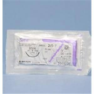 Safil Suture Polyglycolic Acid Braid 2-0 27" Absorbable DS-24 Pre...