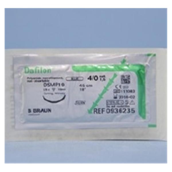 Dafilon Suture 4-0 18" Polyamide Monofilament DSMP19 Blue 12/Bx