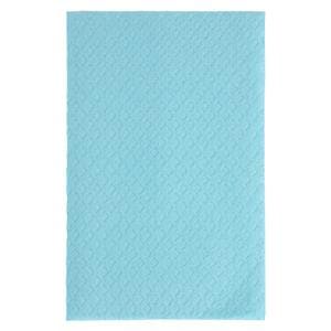 TIDI Ultimate Diamond Towel Bib 3 Ply Tiss/Poly 13 in x 18 in Bl Dsp 500/Ca