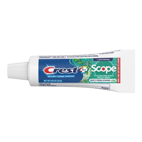 Crest Whitening Toothpaste 0.85 oz Minty Fresh 72/Ca