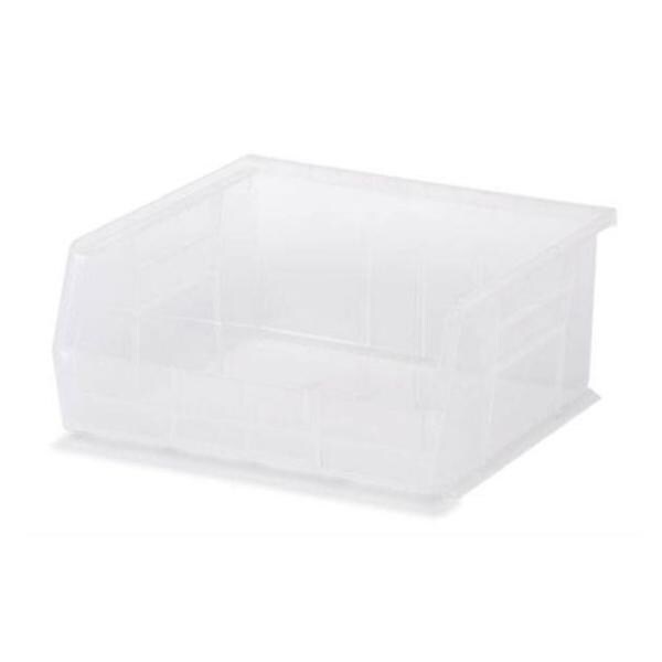 Organizer Bin Polypropylene Semi-Clear 11x10-7/8x5" Label Slot Ea...
