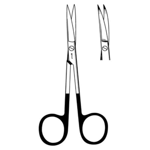 Sklarhone Plastic Surgery Scissors Curved 4-3/4" Stainless Steel NS Rsbl Ea