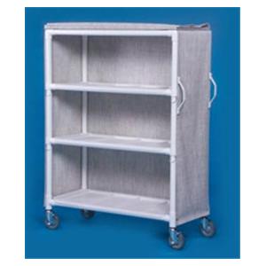 Cart Linen 64x50x20" (4) 5" Locking Caster (2) Side Push Handle W...