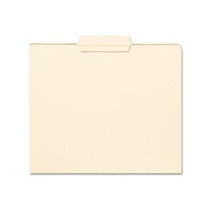 1/3-Cut Manila File Folder Letter Size Center Tab Cut 100/Box 100/Bx