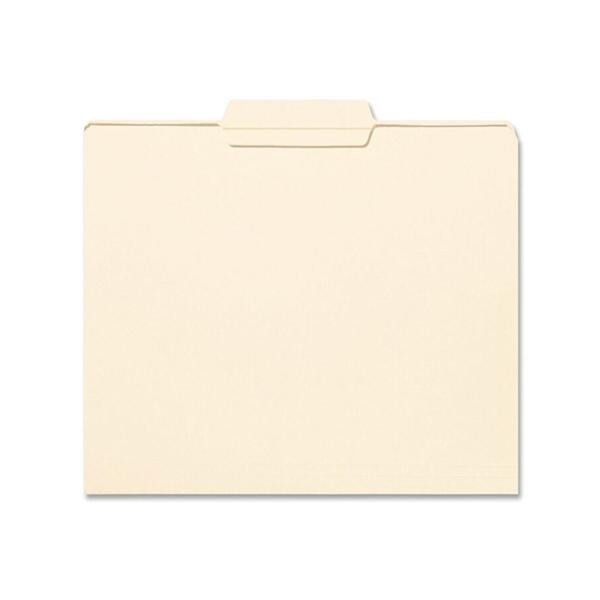 1/3-Cut Manila File Folder Letter Size Center Tab Cut 100/Box 100/Bx
