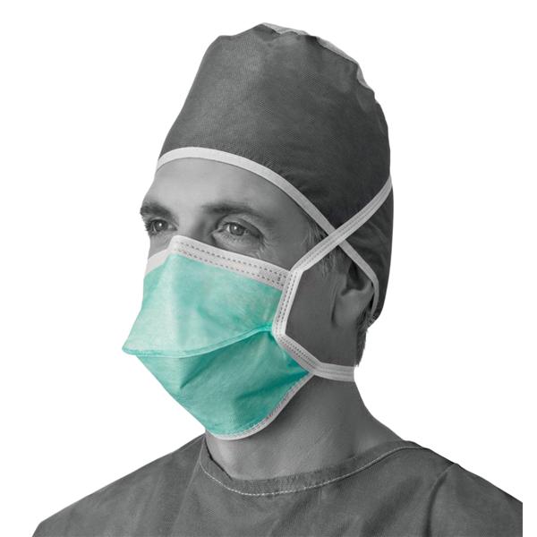 Tie On Mask Not Rated Green 300/Ca