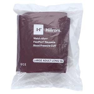FlexiPort Blood Pressure Cuff Size 12L Brgndy LF Ea